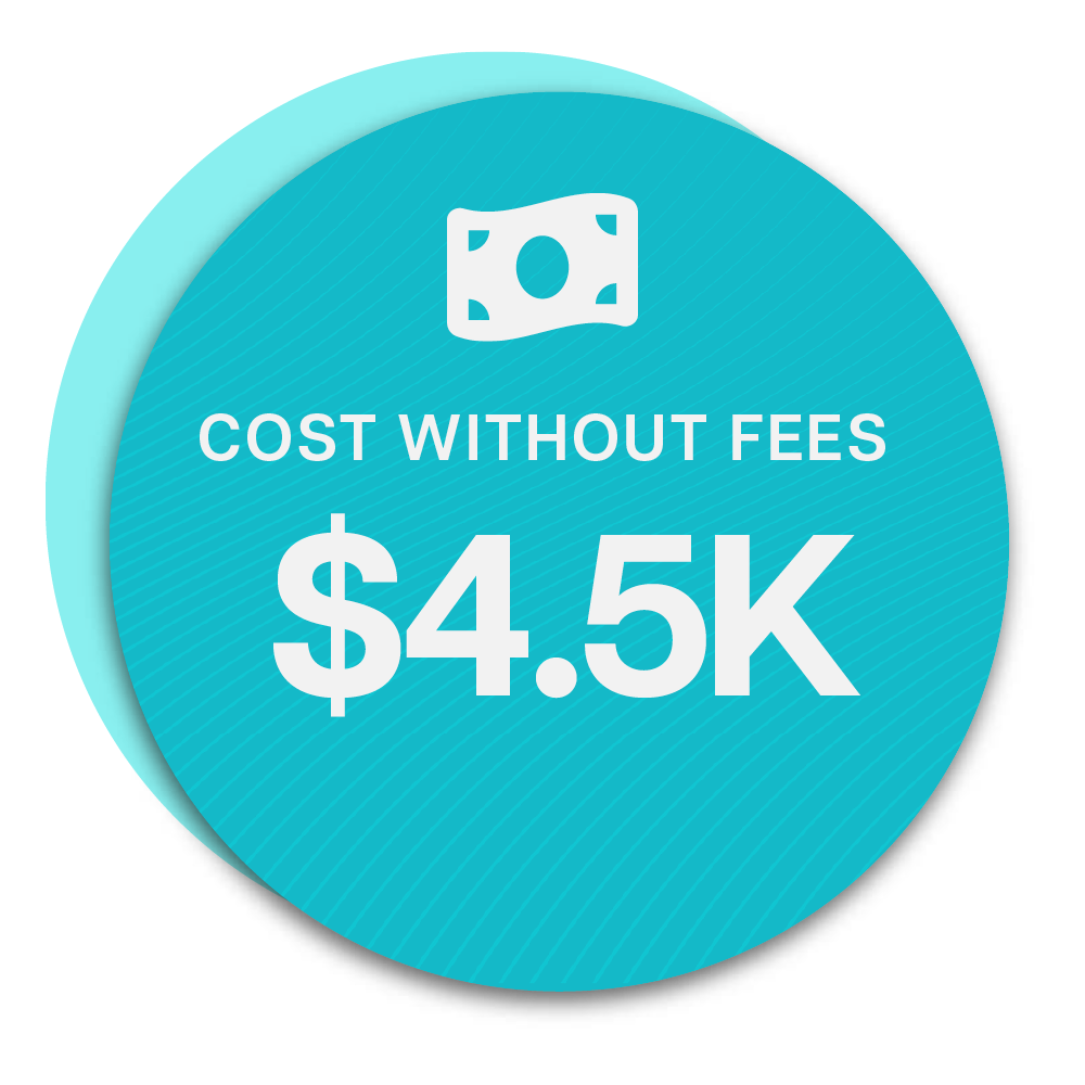 Cost without Fees