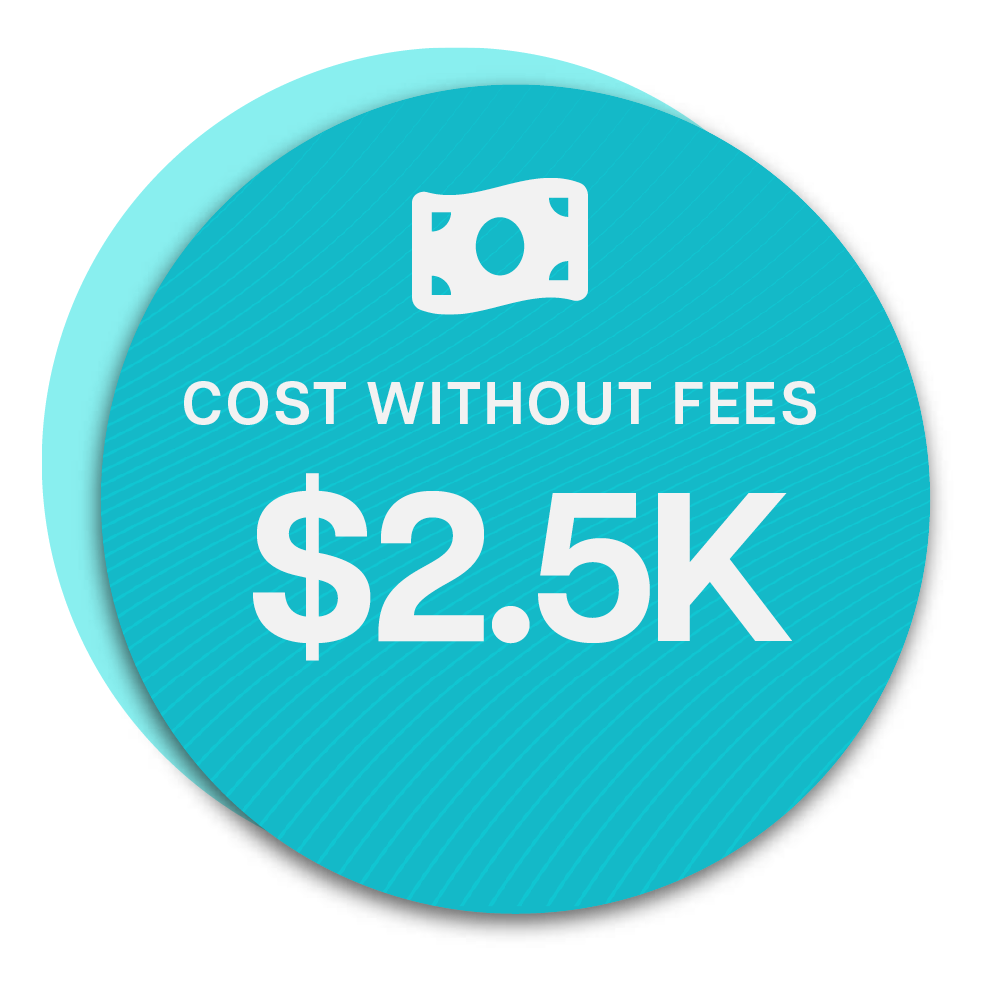 Cost without Fees