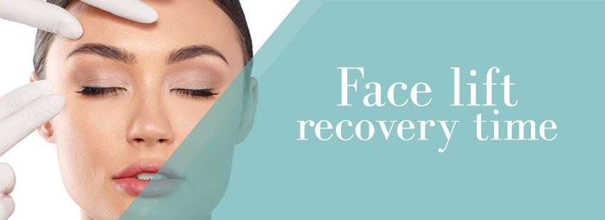 Facial Plastic Surgery, Bandage after a laser face lift and